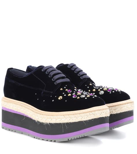 prada platform derby shoes womens|prada platform sneakers women.